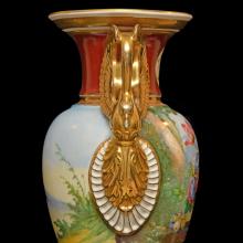 Paire de grands vases Empire